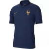TVRV2022卡塔尔世界杯法国队球衣2022世界杯足球服套装10号姆巴佩训练服比赛足球服定制 法国主场单上衣无印号 成人：L码【140-160斤】